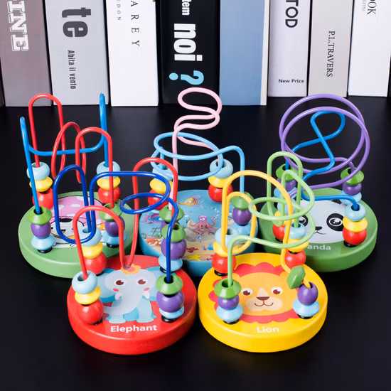 Jouet en bois pour l'éducation précoce, illumination quatre